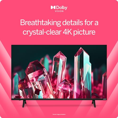 VIZIO 75-Inch V-Series 4K UHD LED Smart TV with Voice Remote, Dolby Vision, HDR10+, Alexa Compatibility, V755-J04, 2022 Model (Renewed)