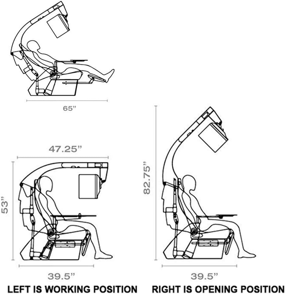 Super Deluxe Racing Gaming Chair Executive Office Cockpit Gaming Station Video Gaming Chair Computer Table and Chair High-Back Swivel Chair with Headrest Lumbar Support