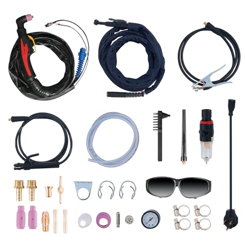 VEVOR 3 in 1 Plasma Cutter Welder Machine, CT-312 TIG/MMA Plasma Cutter Combo Machine, 30A Plasma Cutter, 120Amp TIG Welder and 120A Stick Welder, Digital 110/220V Dual Voltage IGBT Inverter
