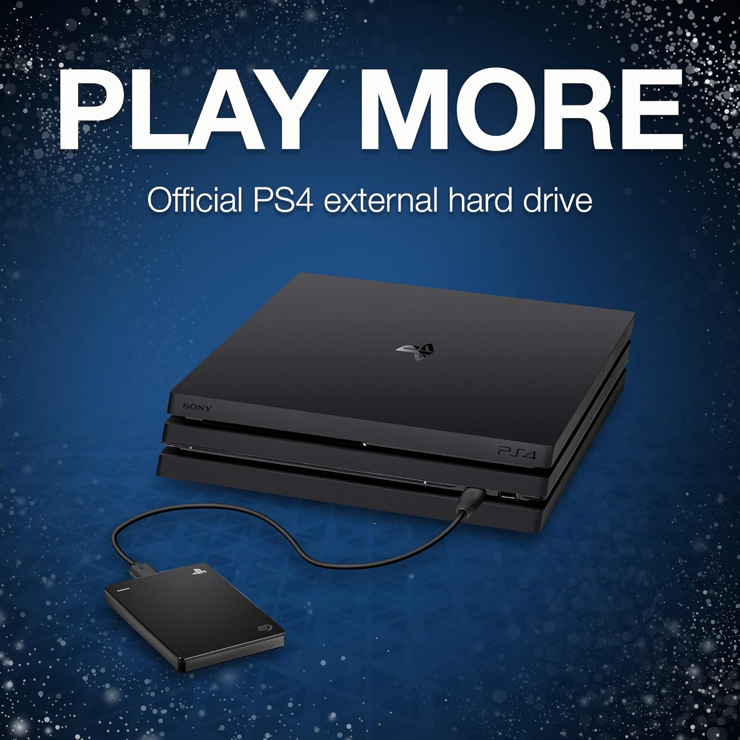 Seagate Game Drive 4TB External Hard Drive Portable HDD - Compatible With PS4 (STGD4000400) blue