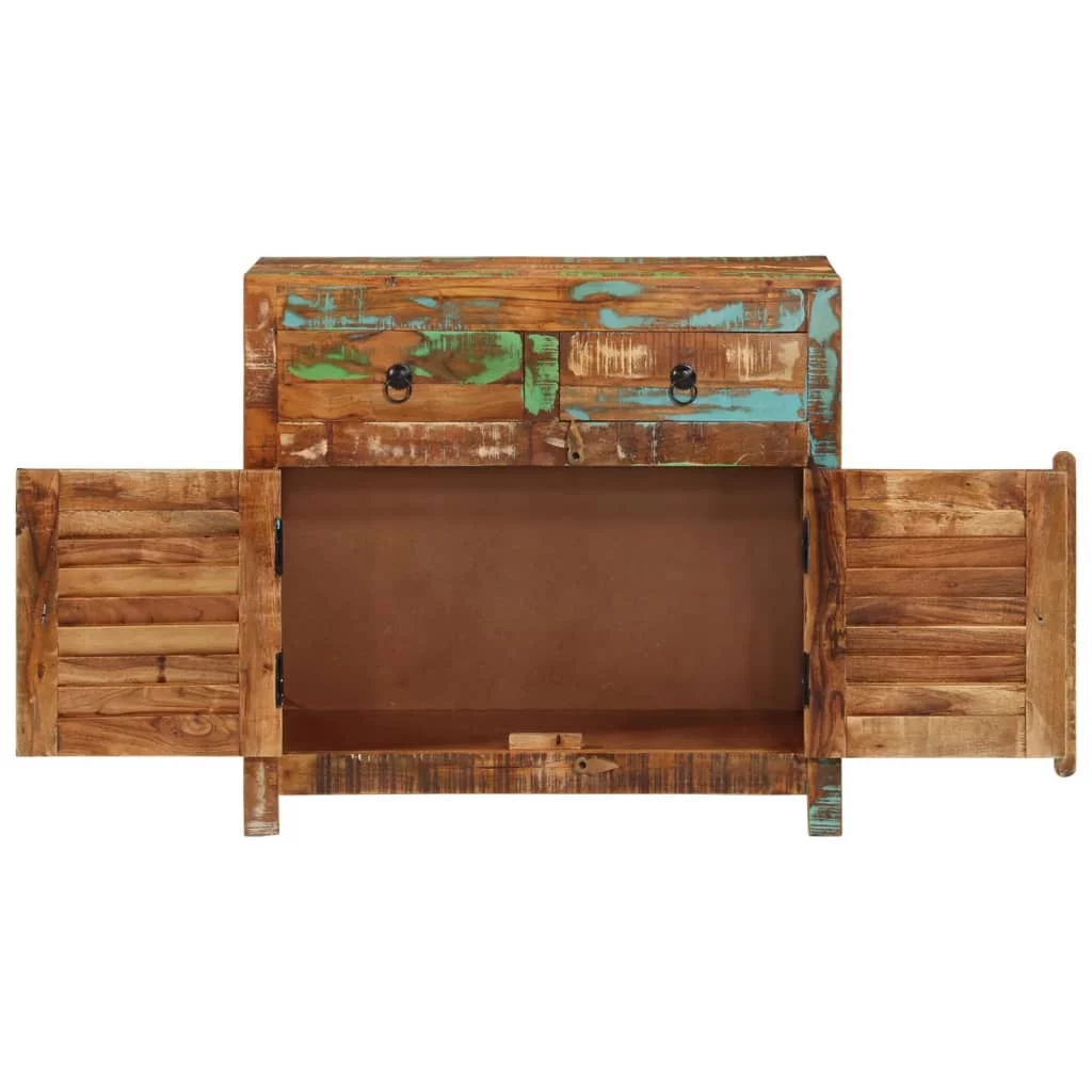 Walmeck Sideboard 27.6"x11.8"x26.8" Solid Reclaimed Wood