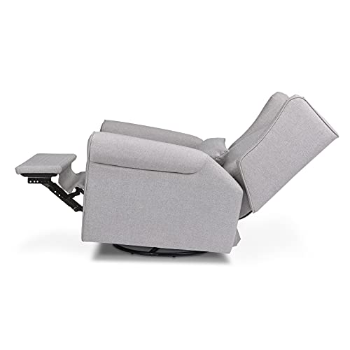 DaVinci Hayden Recliner and Swivel Glider in Shadow Grey, Greenguard Gold & CertiPUR-US Certified