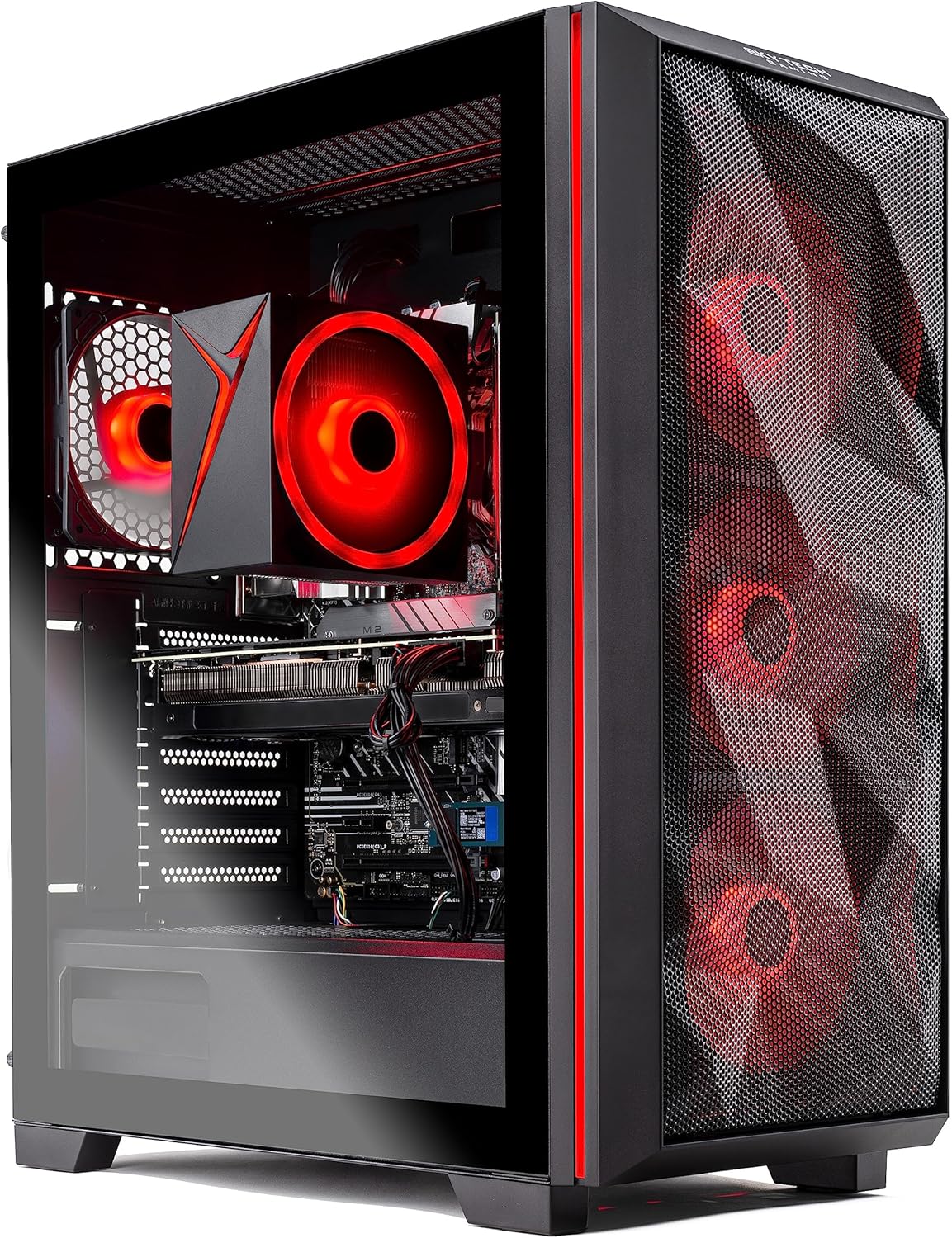 Skytech Chronos Gaming PC Desktop – Intel Core i5 12400F 2.5 GHz, NVIDIA RTX 4060, 1TB NVME SSD, 16GB DDR4 RAM 3200, 650W Gold PSU, 11AC Wi-Fi, Windows 11 Home 64-bit