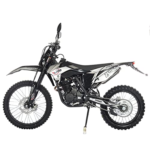 X-PRO Titan 250 DLX 250cc Dirt Bike with 5-Speed Manual Transmission, 21"/18" Wheels | All Lights, Electric/Kick Start, Zongshen Brand Engine