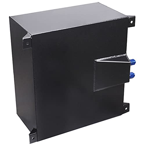 GSTP Universal Fuel Cell Tank with Cap and Level Sender Polished Aluminum Black