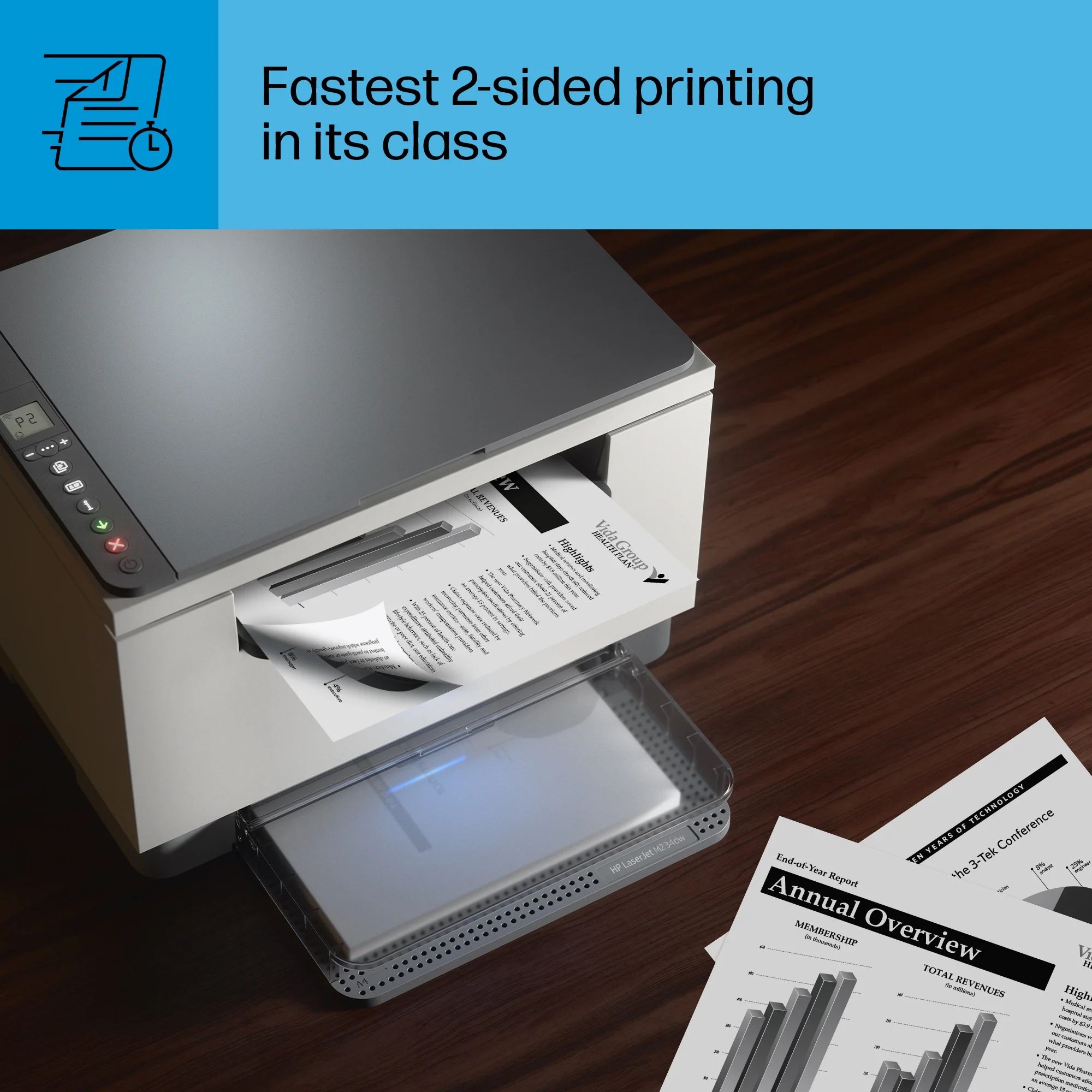 HP LaserJet MFP M234dw Laser Printer, Black And White Mobile Print, Copy, Scan