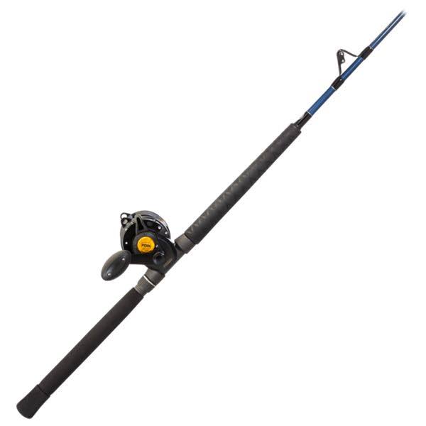 Penn Squall 2-Speed Lever Drag/Offshore Angler Ocean Master OMSU Stand-Up Combo - Aluminum