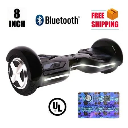 Hoverheart UL 2272 Certified 6.5x22 Premium Bluetooth Hoverboard (Chrome Black)