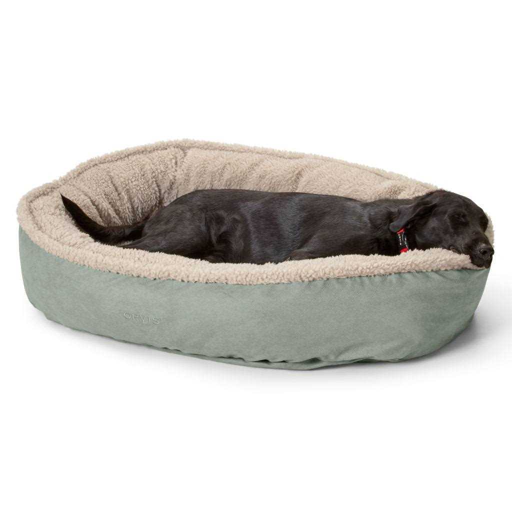 Orvis ComfortFill-Eco Wraparound Dog Bed with Fleece - Pet Supplies online store