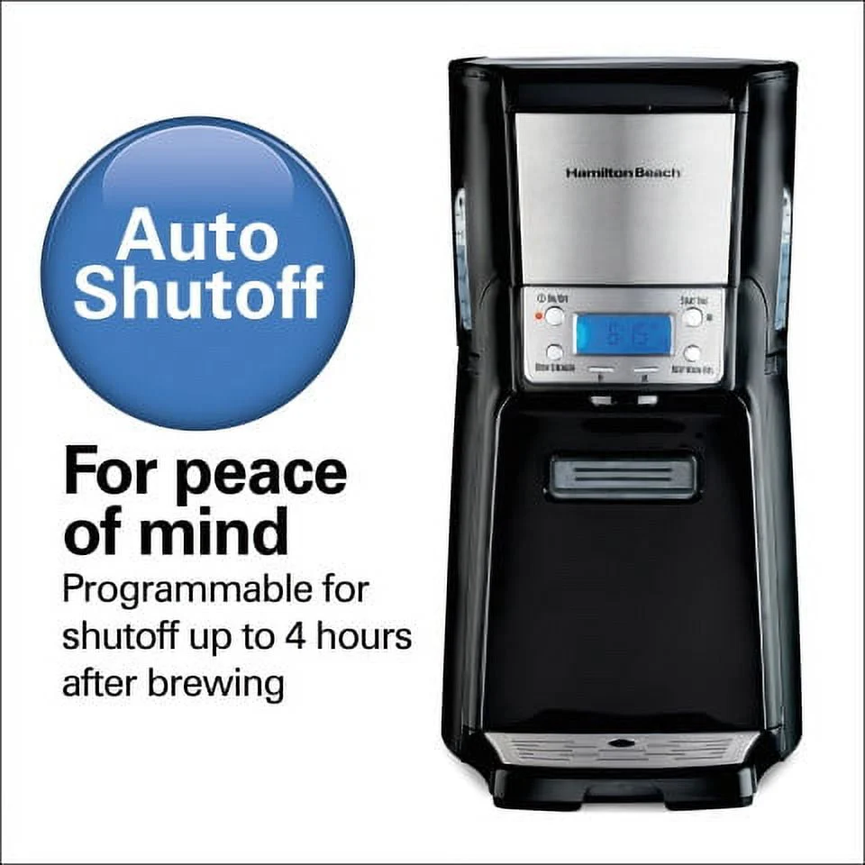 Hamilton Beach BrewStation Summit 12-Cup Coffeemaker, Model #48464, Stainless Steel