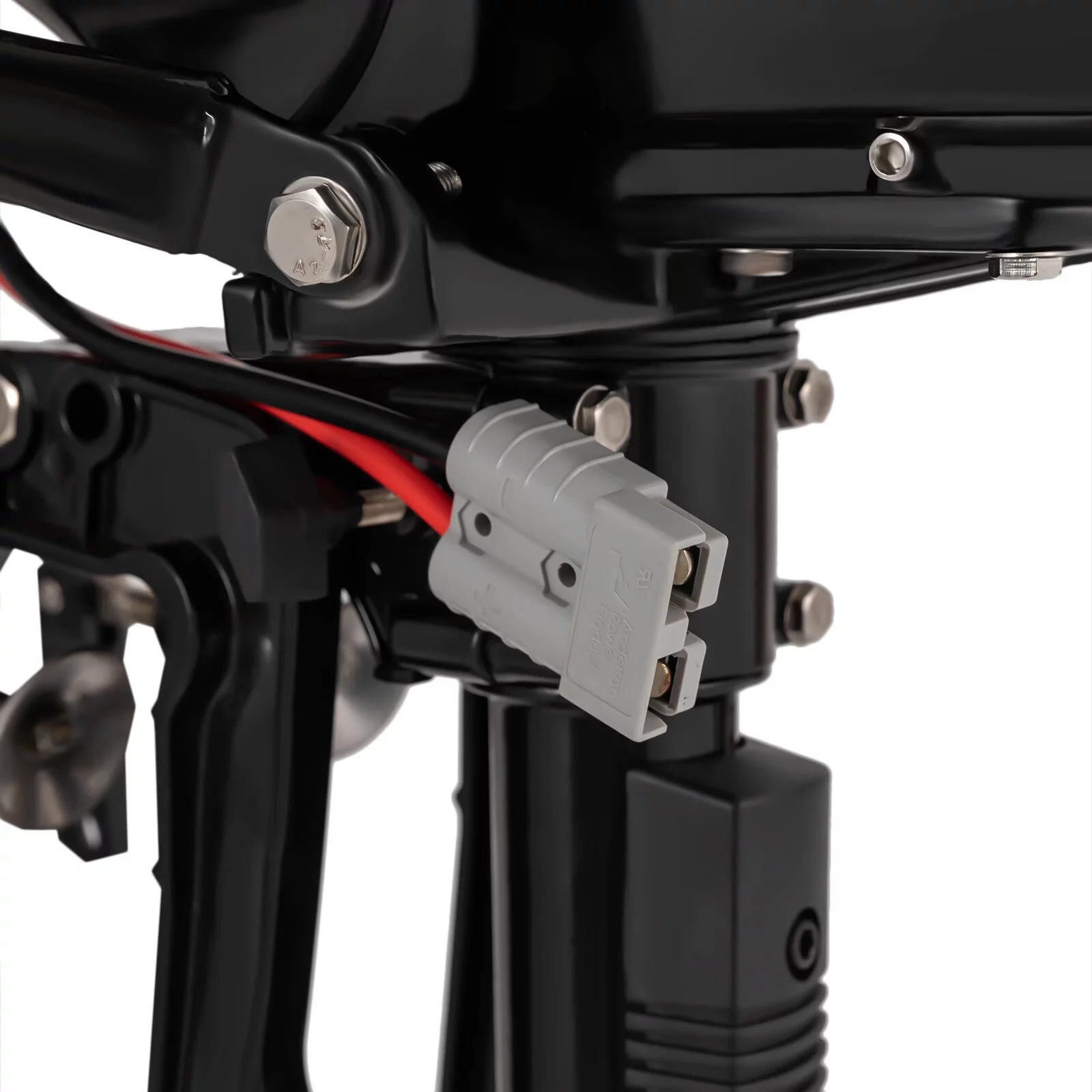 Aiqidi 48V 1200W Electric Outboard Motor Marine Fishing Boat Engine Brushless Trolling Motor Short Shaft with 3 Blades Propeller for Fishing Aquaculture Outdoor Adventure