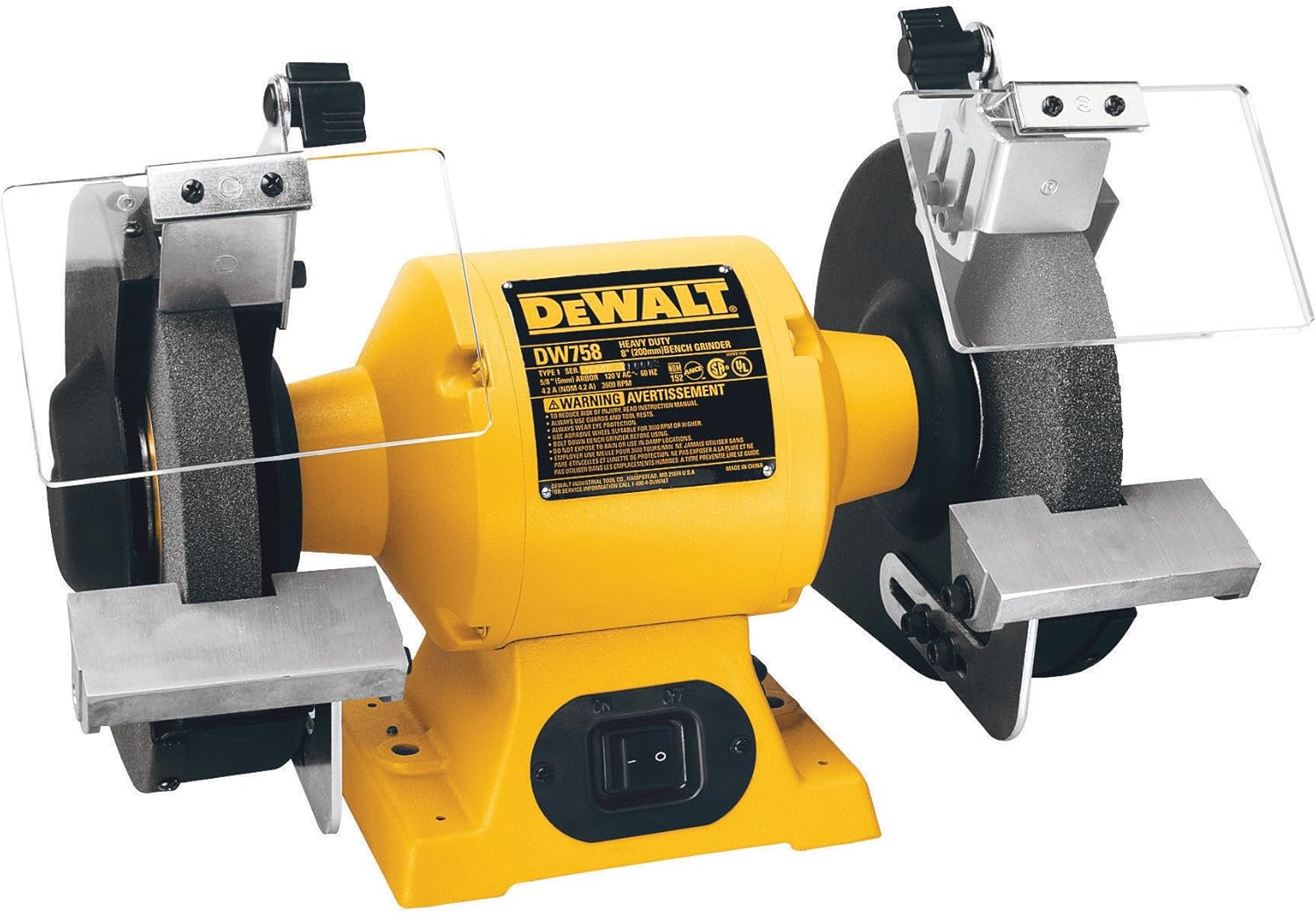 DEWALT Bench Grinder, 8-Inch (DW758)