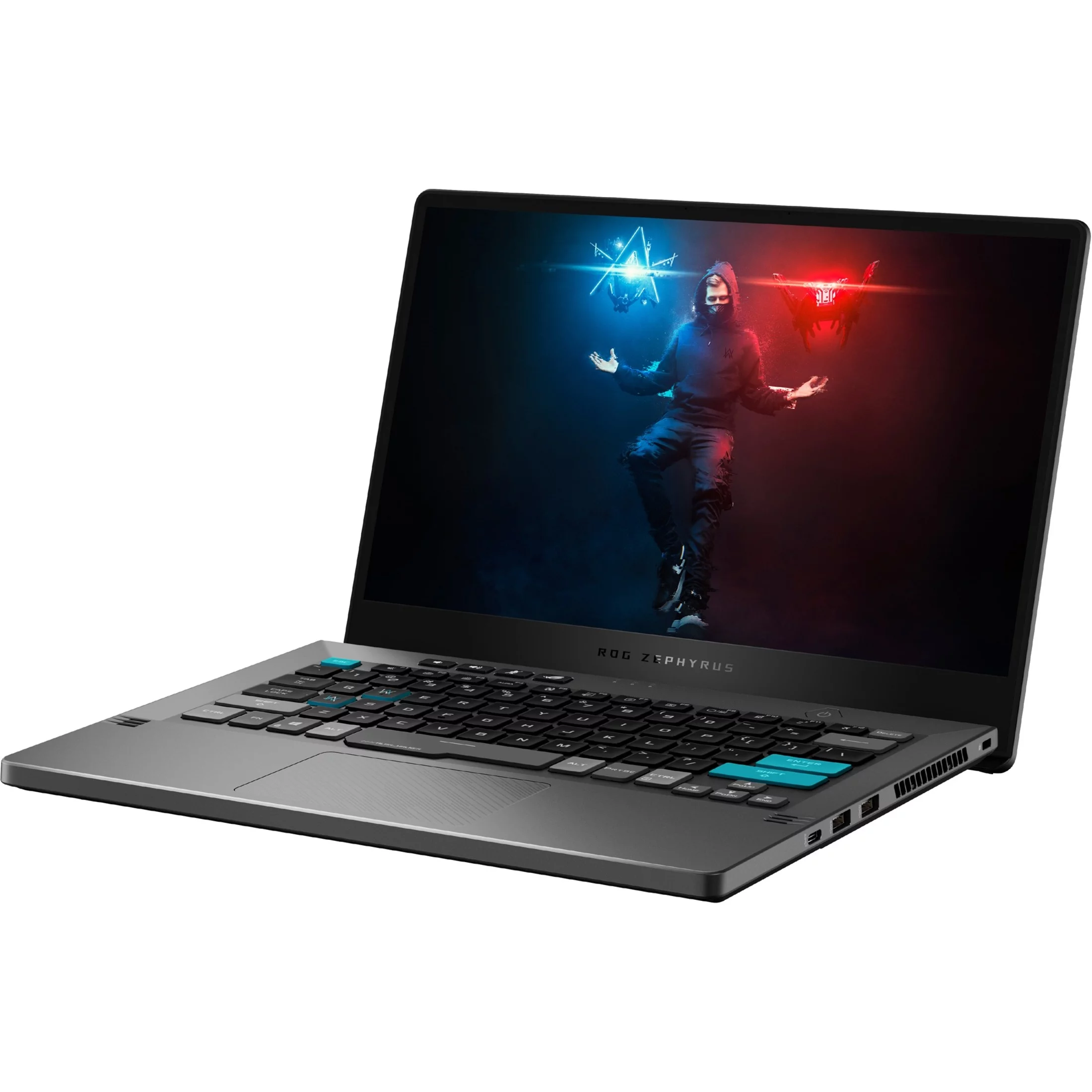 ASUS - Zephyrus G14 AW SE 14" WQHD Gaming Laptop - Ryzen 9 5900HS - 16GB - NVIDIA GeForce RTX 3050 Ti - 1TB SSD - Gray GA401QEC-K2064T Notebook