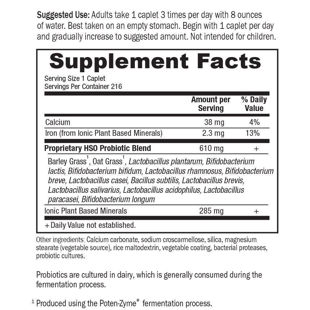 Garden of Life Whole Food Probiotic Supplement - Primal Defense HSO Probiotic Formula Dietary Supplement, 216 Vegetarian Caplets