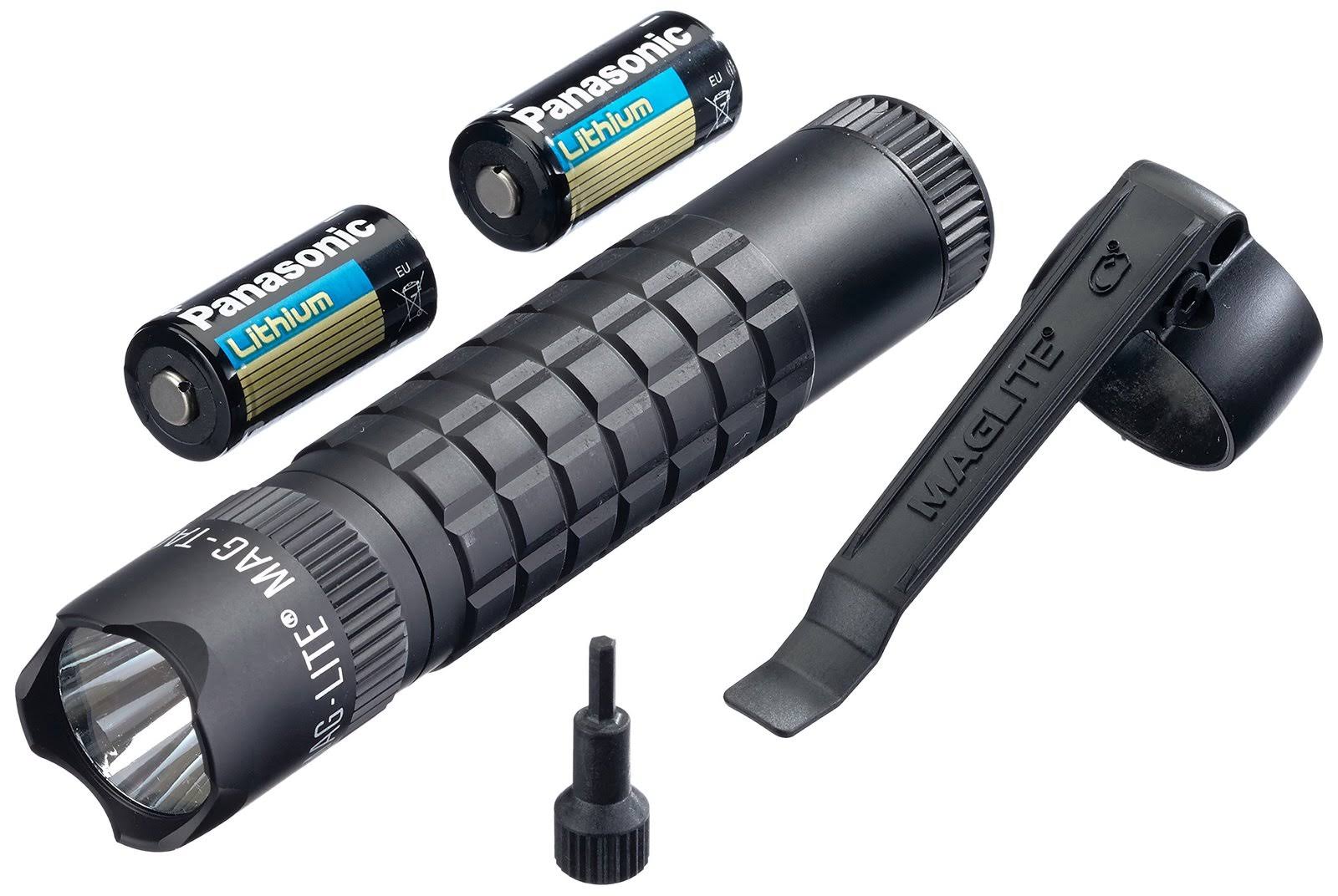Maglite Mag-tac LED Flashlight (Crowned BEZEL, Matte Black) SG2LRA6