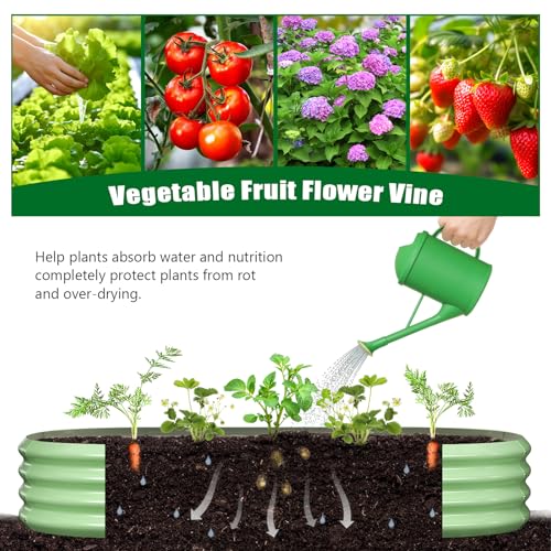 Galvanized Raised Garden Bed with 85" H Arch Trellis, Metal Raised Garden Bed Kit with Trellis for Climbing Vegetables Flowers Herbs, Planter Box with Plant Ties and Climbing Netting