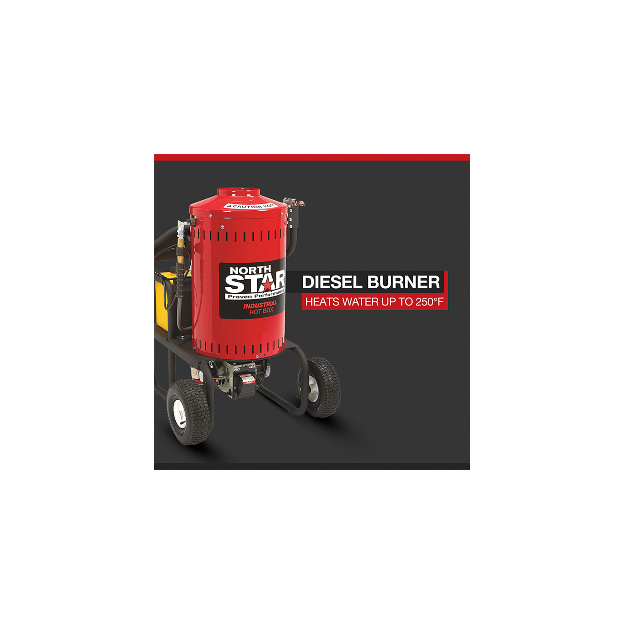 NorthStar Electric Wet Steam Cleaner and Hot Water Commercial Pressure Power Washer Add-on Unit - 4000 PSI, 4 GPM, 115 Volts