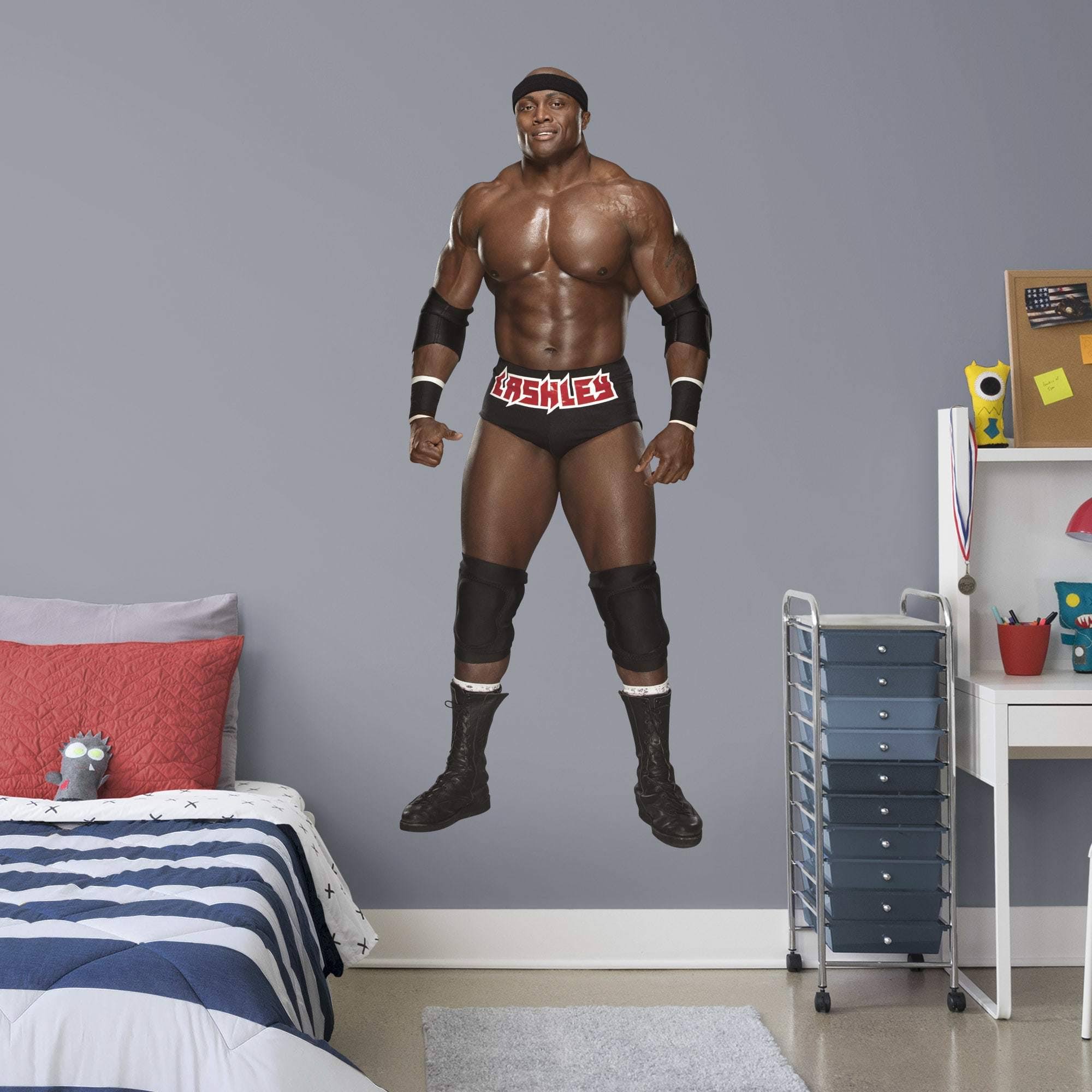 Fathead Bobby Lashley - Life-Size Officially Licensed WWE Removable Wall Decal
