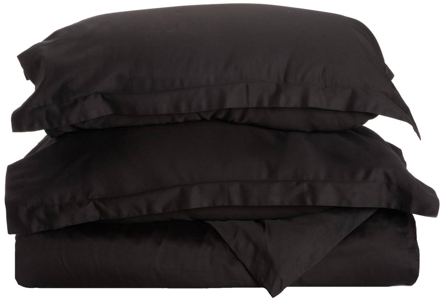 Superior 300 Thread Count Cotton Solid Duvet Cover Set Gold Other King/California King