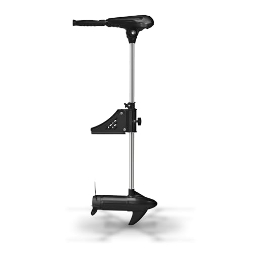 Newport Vessels Newport Pontoon-Series 55lb Thrust Saltwater Electric Pontoon Trolling Motor with Deck Mount Bracket & 55" Shaft