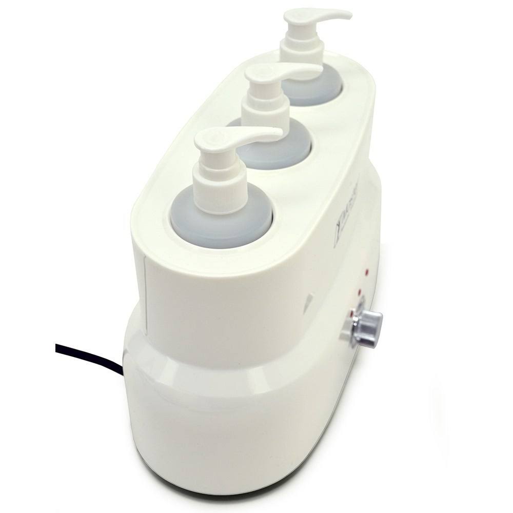 Master Massage 3 Bottle Oil Lotion Bottle Warmer W Auto-Temperature