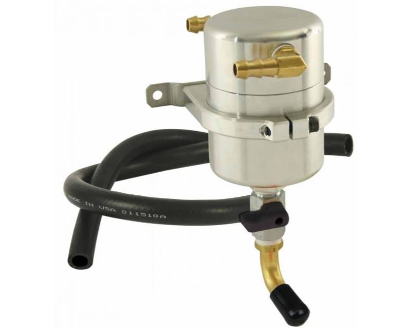 Moroso 85474 90 Degree Inlet/Outlet Fittings Large Body Universal Air/Oil Separator Catch Can