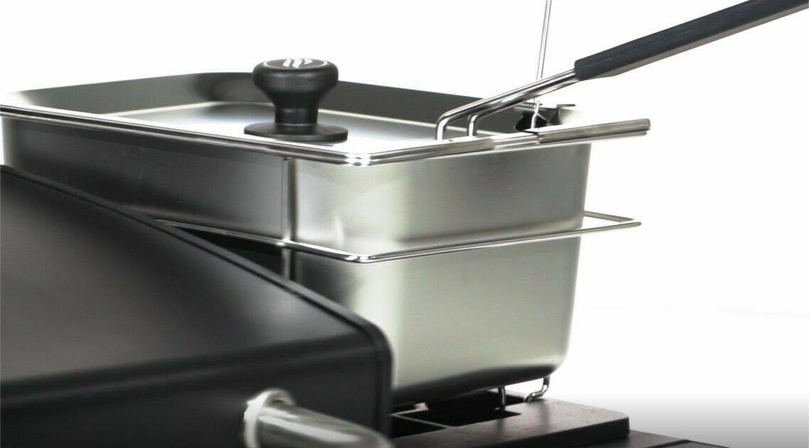 Blackstone 1859 Adventure Ready 17x22 Tabletop Griddle Combo with Fryer