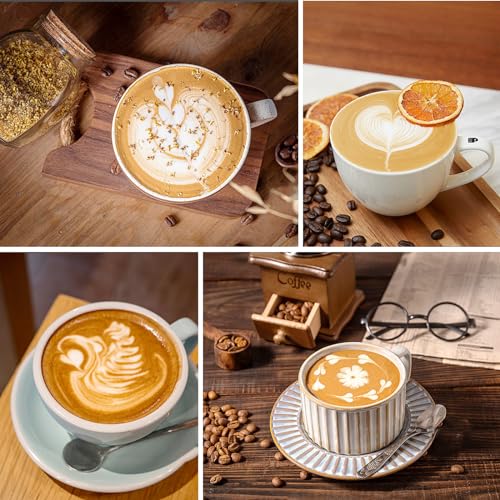 Espresso machine, 20 Bar Espresso Maker with Milk Frother Steam Wand, Compact Espresso Coffee Machine with for Cappuccino, Latte, Fast Heating (Casual)