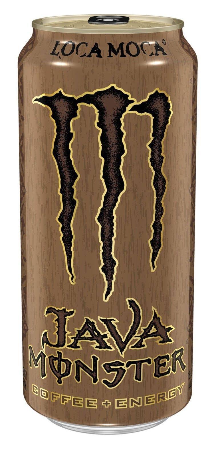 Java Monster Loca Moca, Coffee + Energy Drink, 15 Ounce (Pack of 12)
