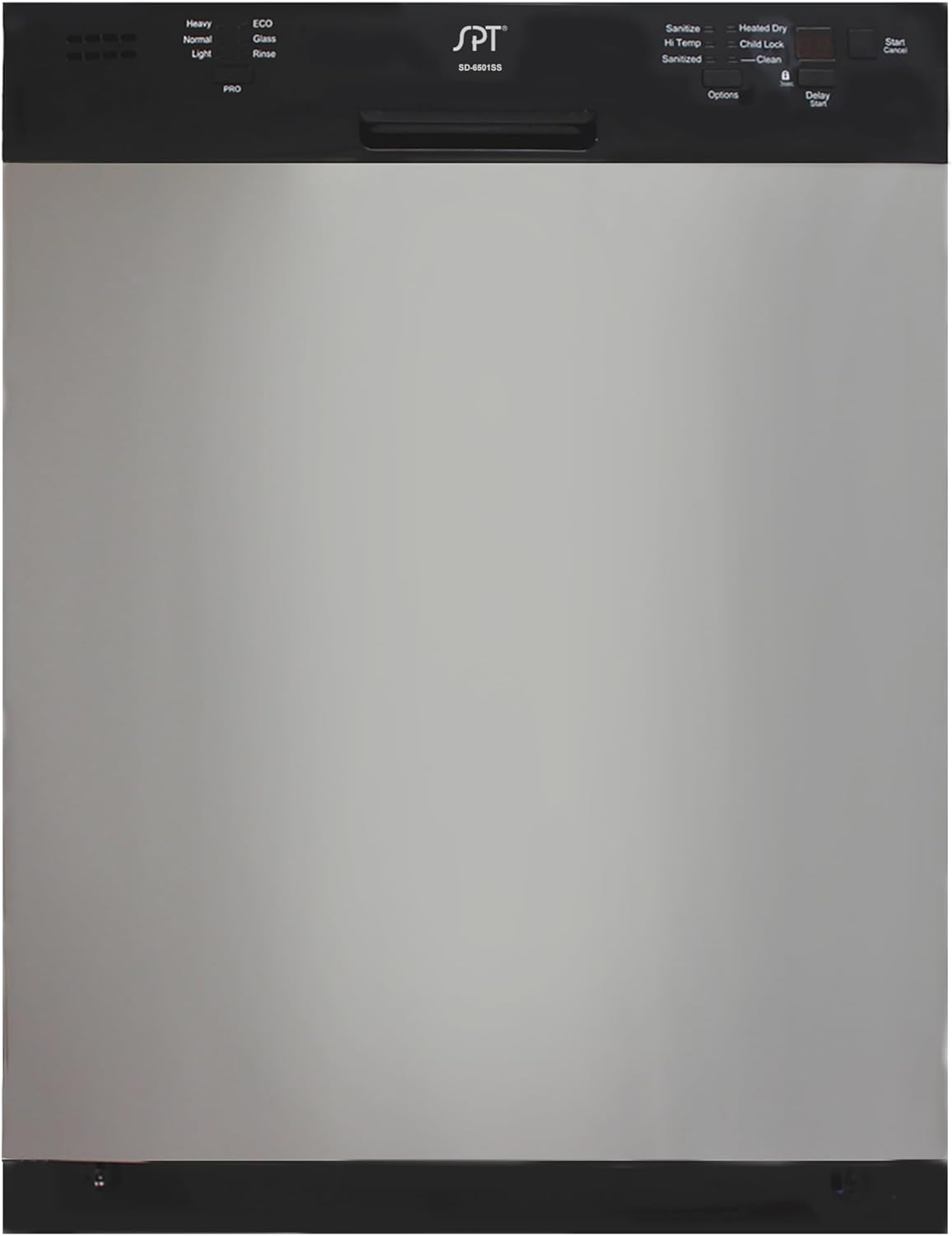 SD-6501SS: Energy Star 24″ Built-In Stainless Steel Tall Tub Dishwasher w/Heated Drying – Stainless