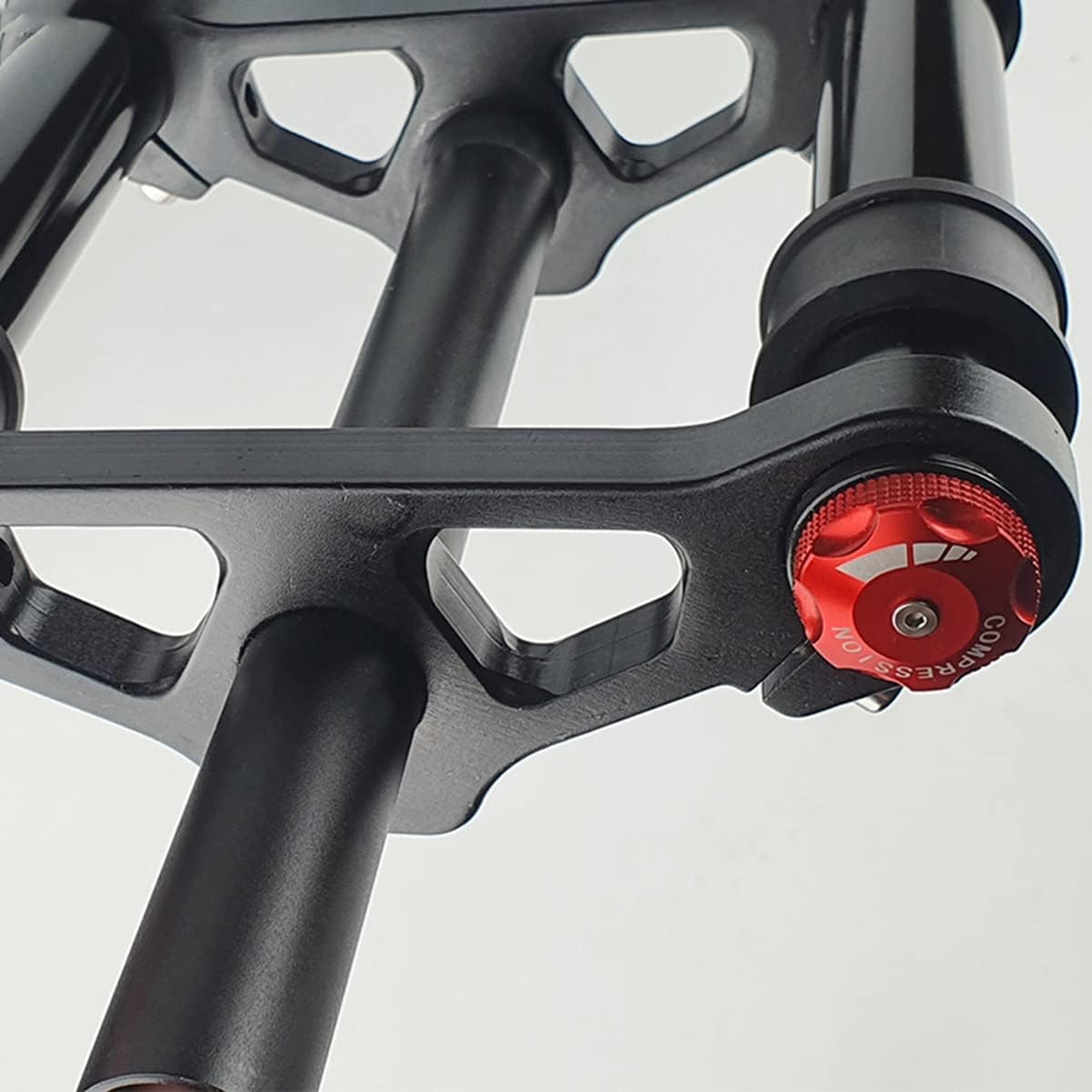 Air Suspension Forks 20/26 Inch 4.0" Tire Fat Bikes Fork Straight Double Shoulder Snow Bikes Front Fork Disc Brake HL Adjustable Rebound Bikes Fork for ATV/Beach Bike (Size : 26'')