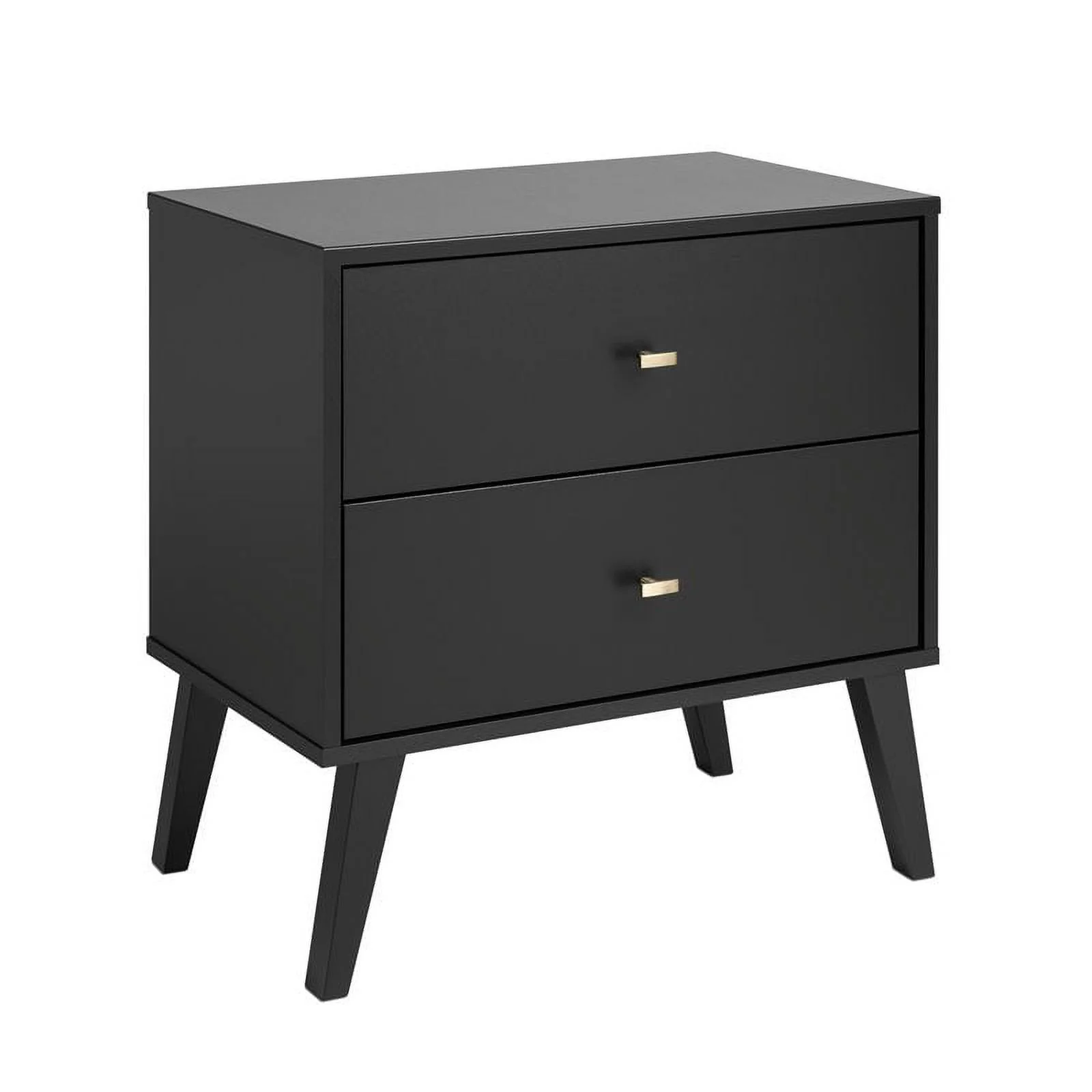 Home Square 4-Piece Set with 2 Nightstands Double Dresser and 4-Drawer Chest
