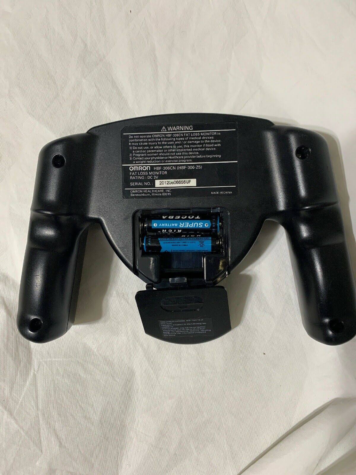 Omron Hbf-306c Fat Loss BMI Monitor Tracker - Black