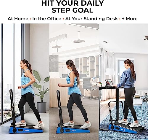 Lifepro Smallest Portable 30in Small Mini Walking Pad Treadmill Installation Free, Adjustable Incline, Under Desk Work Compact Treadmills for Home/Office - Max Load 220Lbs & Speed 3MPH