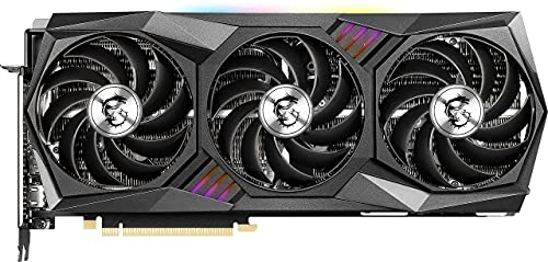 MSI Gaming GeForce RTX 3080 Ti Gaming X Trio 12G Computer Gaming Graphics Card 12GB GDRR6X 320-Bit HDMI/DP Nvlink Torx Fan 3 Ampere Architecture OC, NVIDIA GPU Video Cards for Gaming PC (Renewed)