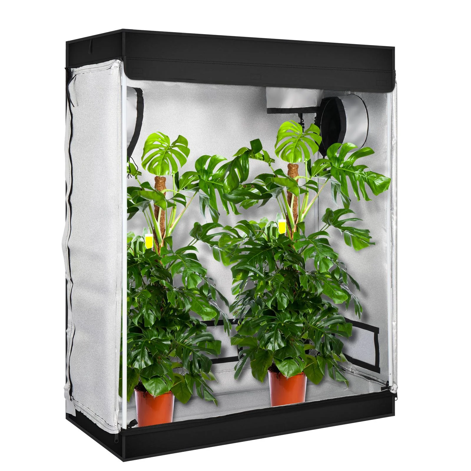Ktaxon 48"x24"x60" Grow Tent For Indoor Plant Growing Dismountable Reflective Hydroponic Non Toxic Room