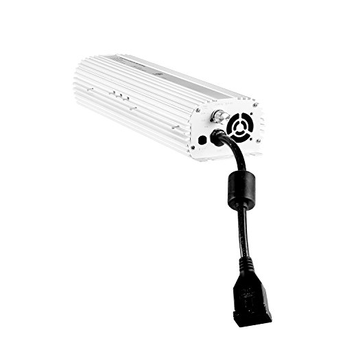 Hydro Crunch 400-Watt Grow Light Digital Dimmable HPS & MH System for Plant - 6" Air Cooled Tube with XL Wing