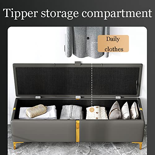 Shoe Rack,Shoe Storage Bench, Shoe Cabinet and Shoe Organizer Cabinet W/PU Padded Seat Cushion, Bed End Stool for Hallway Living Room Bedroom, Supports 150KG,B,80 * 39 * 40CM (B 100 * 39 * 40CM)