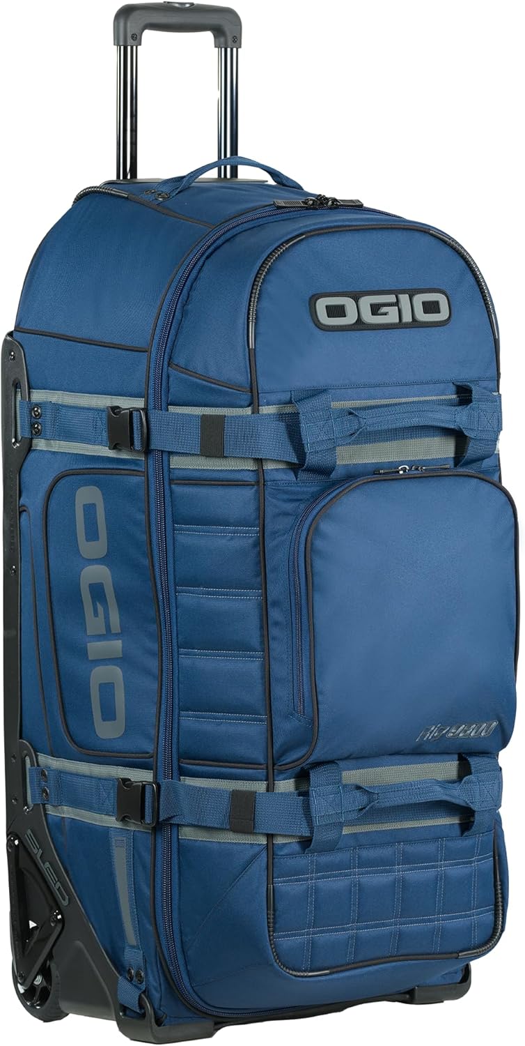 OGIO RIG 9800 Wheeled Gear Bag Blue/Gray