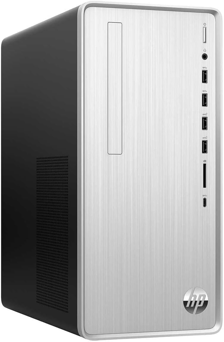 HP Pavilion Desktop, AMD 6-Cores Ryzen 5 5600G (Up to 4.4GHz), 16GB RAM, 1TB NVMe SSD + 1TB HDD, WiFi 6, 3-in-1 Media Card Reader, RJ45, USB-C, Bluetooth, Keyboard & Mouse, SPS HDMI, Win 11 Pro