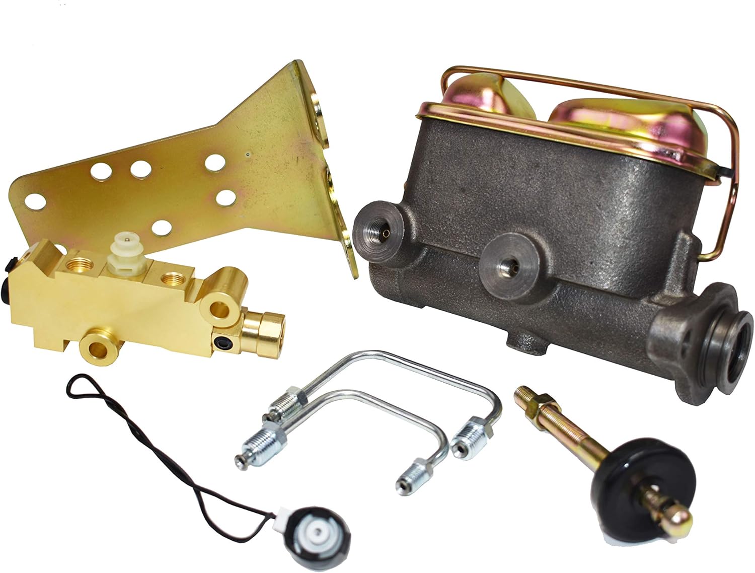 A-Team Performance - Manual or Power Master Cylinder Kit for Disc/Drum - Compatible with 1964-1973 Ford Mustang