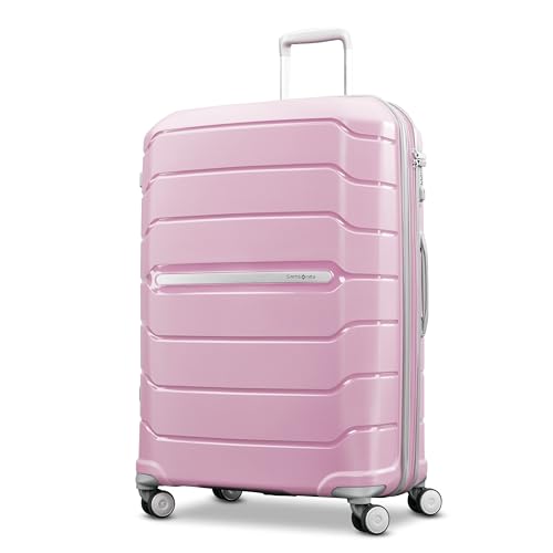Samsonite Freeform 21-Inch Hardside Carry-On Luggage - Hardshell Carry-On Suitcase - TSA, Airline-Approved - Expandable Hard Shell, Smooth Rolling Spinner Wheels for Lightweight Travel - Navy