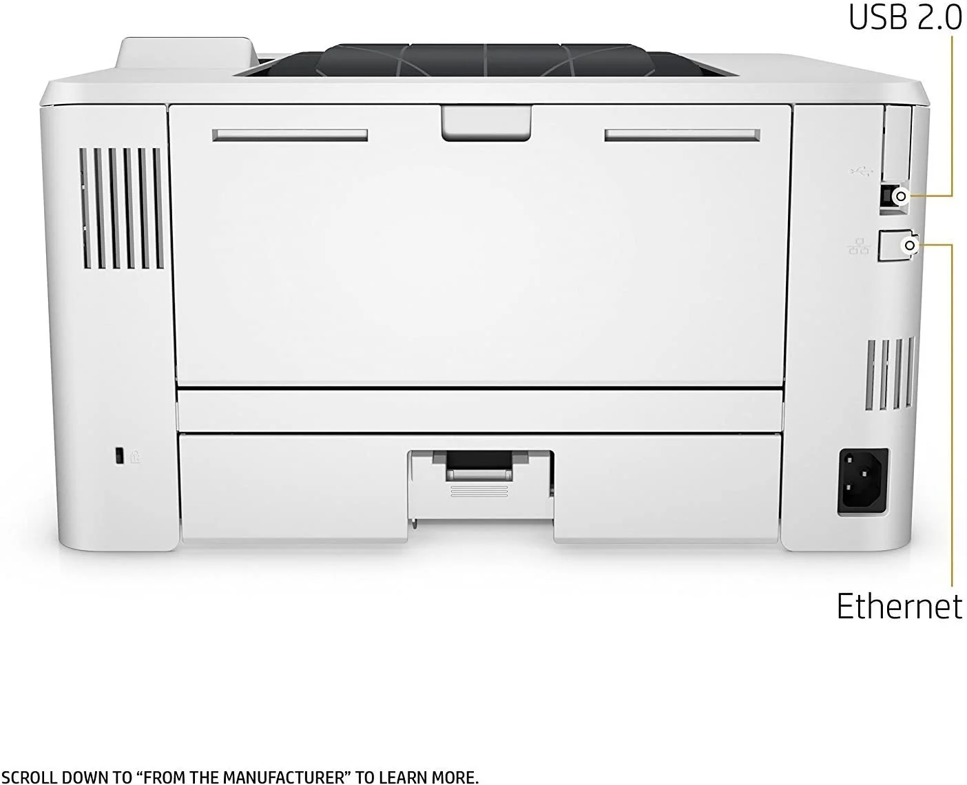 Hewlett-Packard LaserJet Pro M402dn Laser Printer with Built-in Ethernet & Double-Sided Printing (C5F94A)