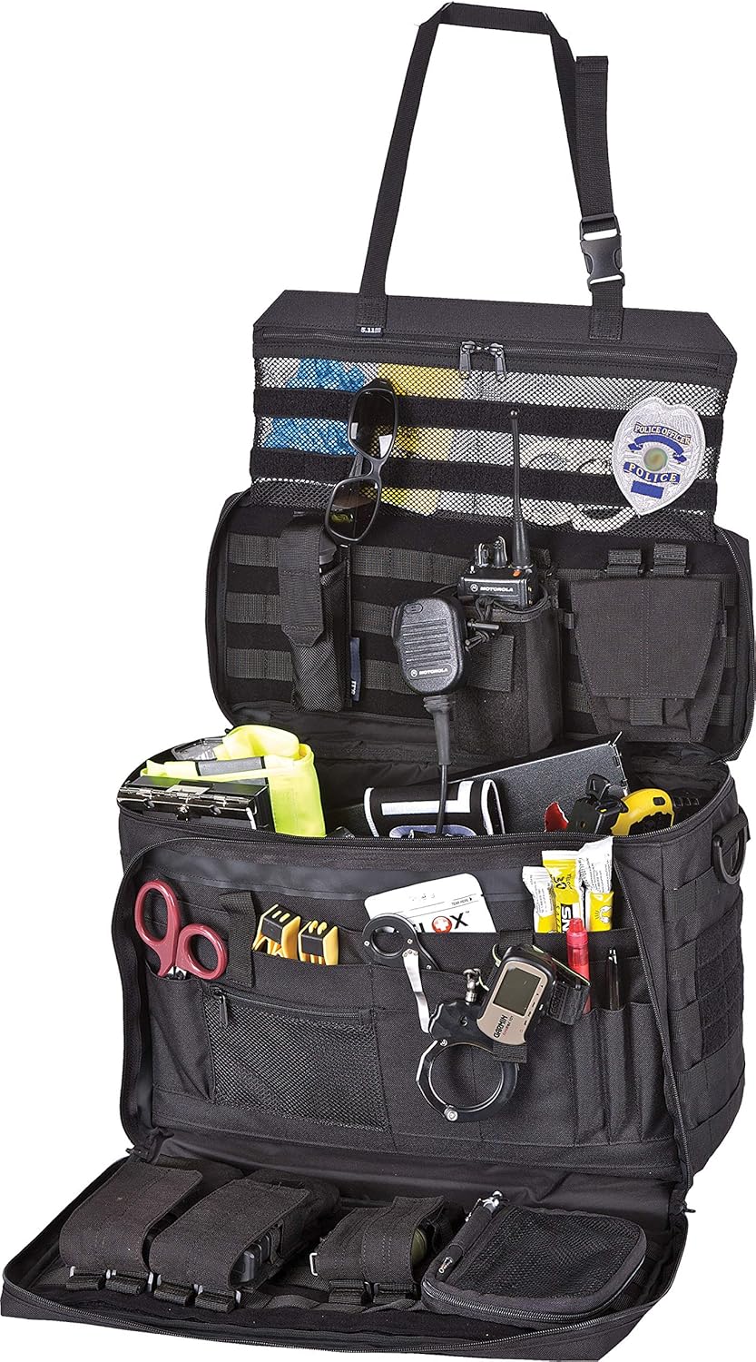5.11 Tactical Wingman Patrol Bag for Law Enforcement Police Vehicle Passenger Seat, Style 56045