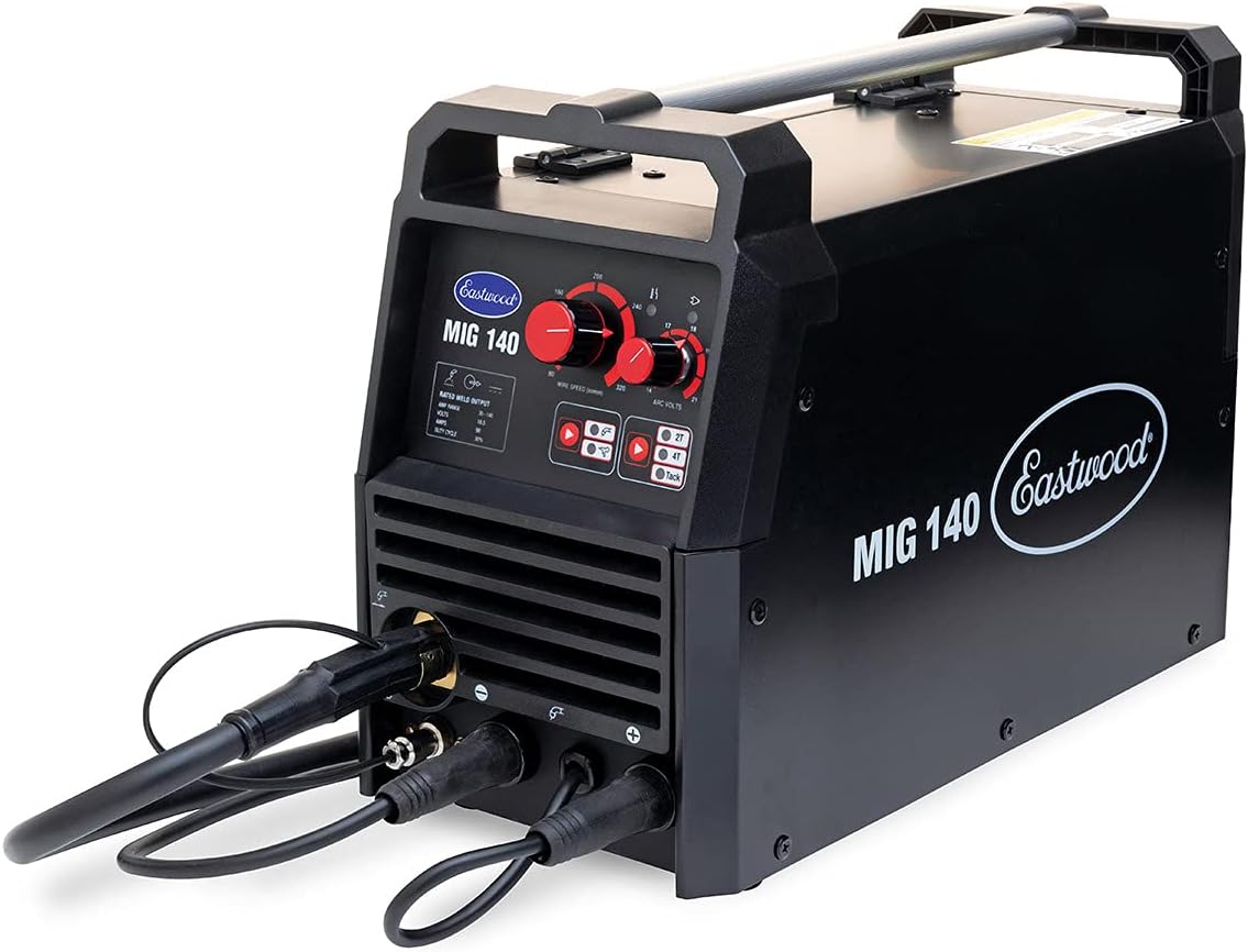 Eastwood 140 Amp MIG Welder 120V Tweco-Style Torch Unit for Metal & Thin Steel