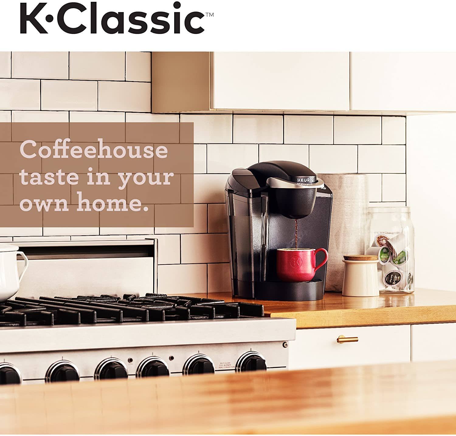 Keurig - K- Classic K50 Single Serve K-Cup Pod Coffee Maker - Black