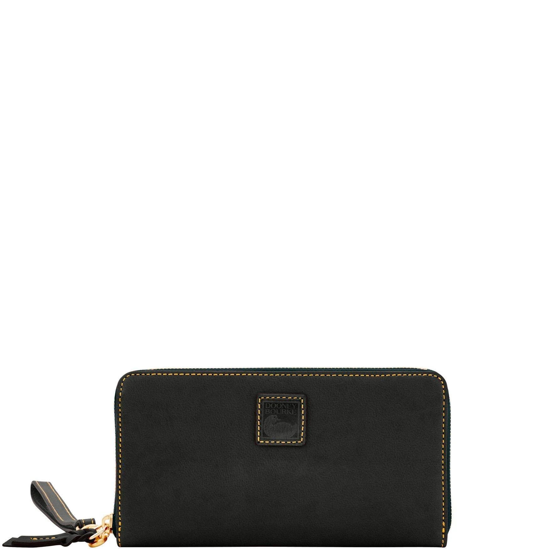 Dooney u0026 Bourke Florentine Large Zip Around Wristlet, Black