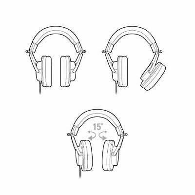 Audio-Technica ATH-M20x Professional Studio Monitor Headphones Renewed