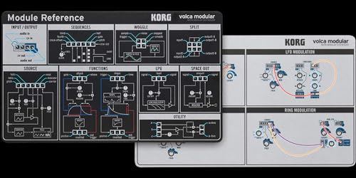 Korg Volca Modular Synthesizer Bundle with Power Supply and Austin Bazaar Polishing Cloth