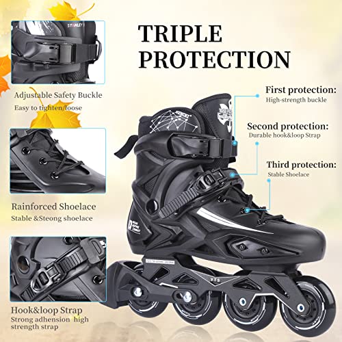 Inline Skates, High Performance Roller Skates with Washable Lining for Men Women Adult Beginners